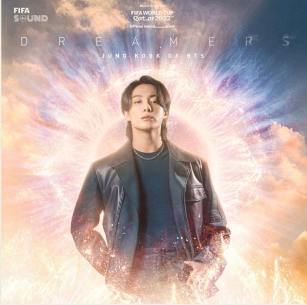 防弹少年团田柾国《Dreamers》人气高 位列iTunes&spotify名列前茅