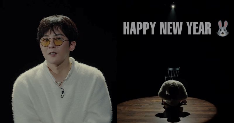 GD通过影片向粉丝们献上新年祝福：「今年会以各式各样的活动与大家见面，专辑也正在准备中」  