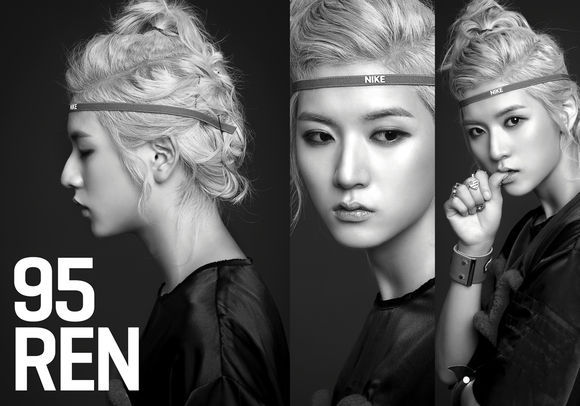 NU’EST Ren新歌黑白宣传照